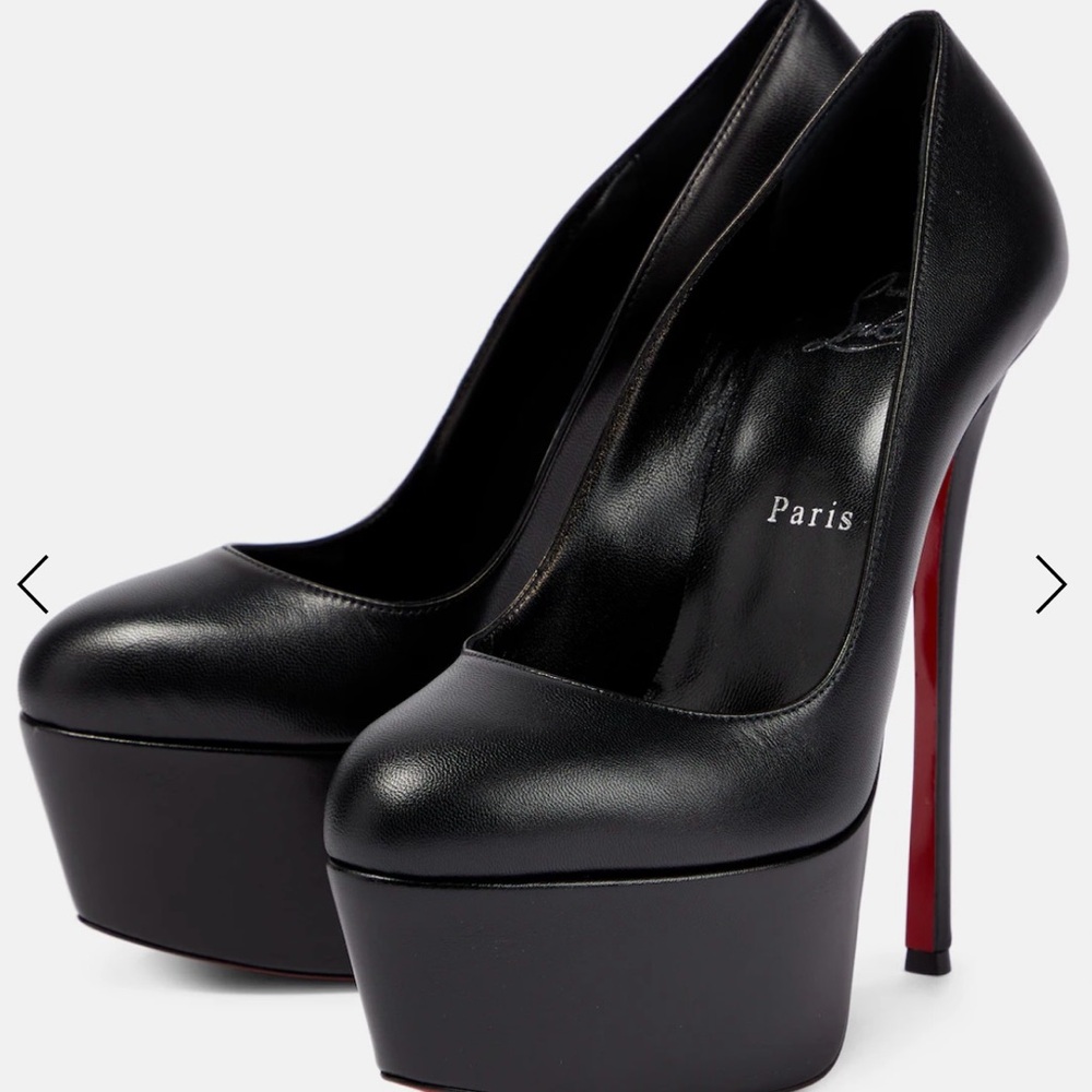Christian Louboutin Black Dolly Platform Pumps